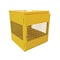 Vestil Yellow Powder Coated Cylinder Storage Vertical 4 Cylinder Capacity CYL-V-4 - alternate 2
